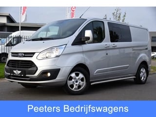 Ford Transit Custom 2.0 TDCI L2H1 Limited DC Camera, Cruise, Sensoren, Automaat, 170PK, Stoelverwarming, 2 x Schuifdeur, UNIEK!