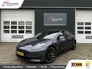 Hoofdafbeelding Tesla Model 3 Tesla Model 3 Performance AWD 75 kWh