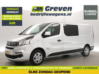 Fiat Talento 1.6 MJ EcoJet L2H1 | Dubbele Cabine | 5 Persoons | Airco Cruise Camera Trekhaak Navi PDC