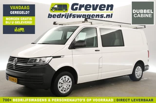 Volkswagen Transporter 2.0 TDI L2H1 140PK Dubbele Cabine 5 Persoons Airco PDC Imperiaal Elektrpakket Trekhaak