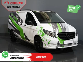 Mercedes-Benz eVito DEMO BPM VRIJ! 19"/ HG Zwart Pakket/ Spoiler/Sidebars/ L2/ Navi/ Camera/ Stoelverw.