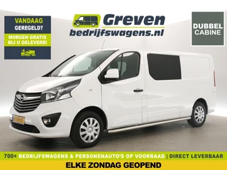 Opel Vivaro 1.6 CDTI L2H1 | MARGE! | Dubbele Cabine | 6 Persoons | LED Airco Cruise Trekhaak Navi PDC Elektrpakket