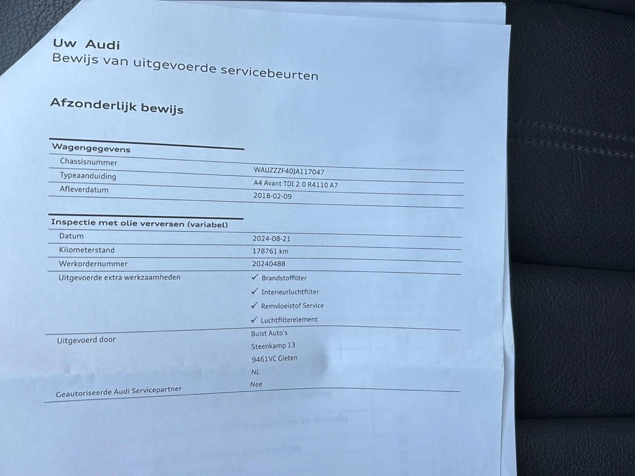 Hoofdafbeelding Audi A4