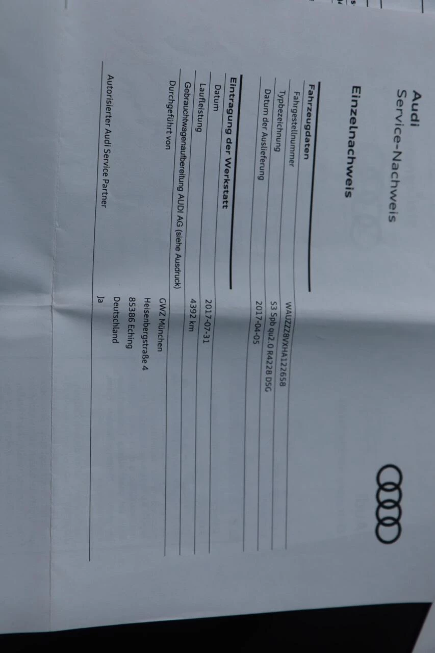 Hoofdafbeelding Audi S3