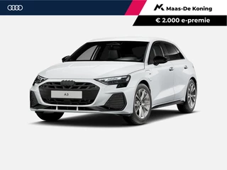Audi A3 Sportback 40 TFSI e S edition 204 PK · Comfortpakket plus · Assistentiepakket rijden en parkeren plus · Optiekpakket zwart plus
