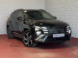 Hoofdafbeelding Hyundai Tucson Hyundai Tucson 1.6 T-GDI 160PK N-LINE 2025 NW MODEL 1510KG/TREKGEWICHT PANORAMA STOEL/STUUR VERW NAVI 19''LMV