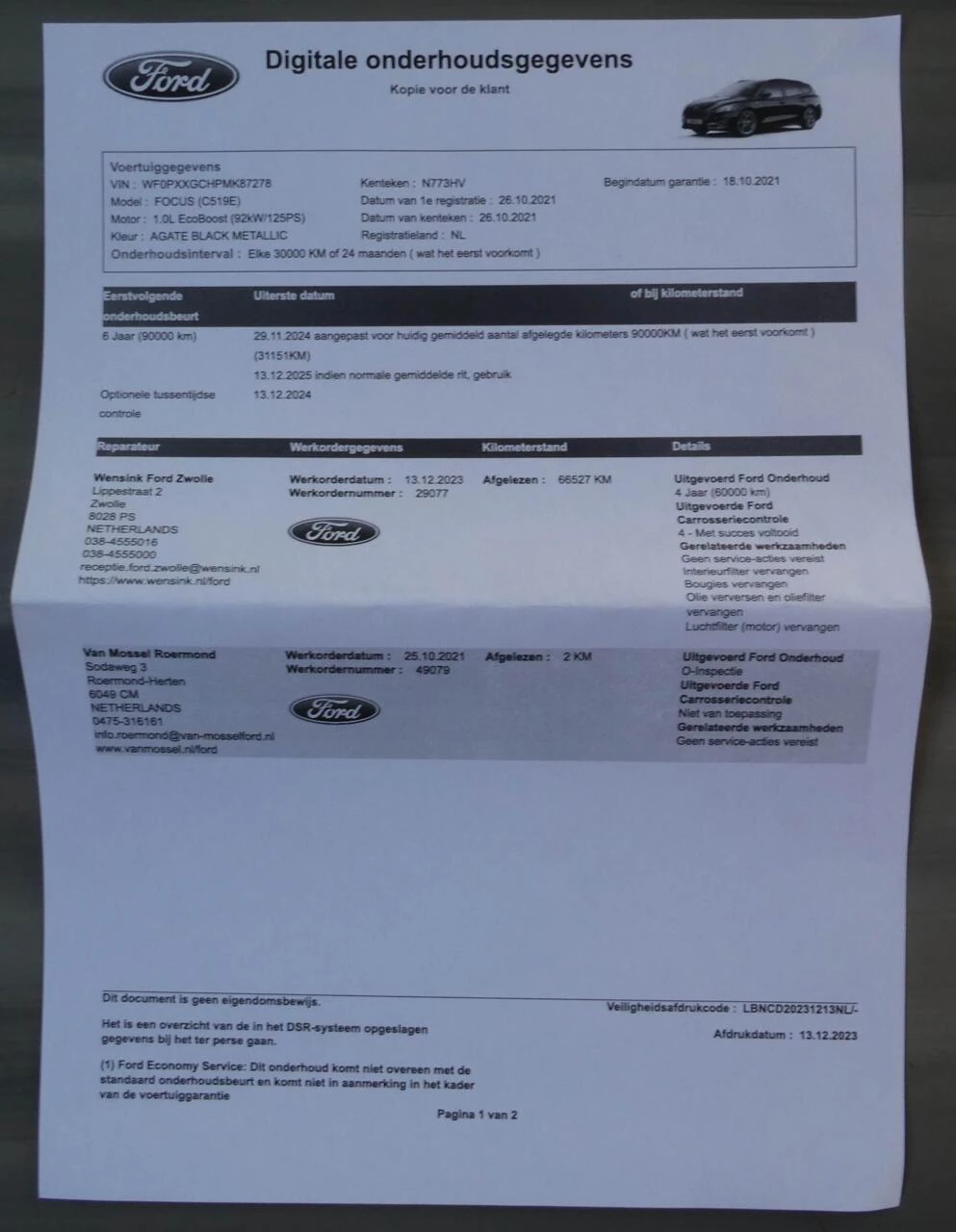Hoofdafbeelding Ford Focus