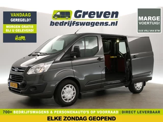 Ford Transit Custom 270 2.0 TDCI L1H1 | MARGE! | Automaat Airco Camera Cruise Trekhaak 2xSchuifdeur PDC 3 Persoons