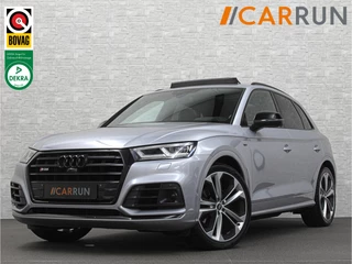 Audi Q5 SQ5 3.0 V6 | Luchtvering | 360 Camera | Panorama | ACC | B&O Sound | Head-Up | Keyless-Entry | Memory | Matrix-LED | Standkachel | ISO-Glas | Black-Optic | Autom. Parkeren | Tour-Pakket | Draadloos Laden | 3-Zone Clima |