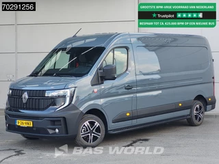 Renault Master 170PK L3H2 LED Trekhaak Airco Cruise Camera Parkeersensoren CarPlay Euro6 L3 13m3 Airco Trekhaak Cruise control