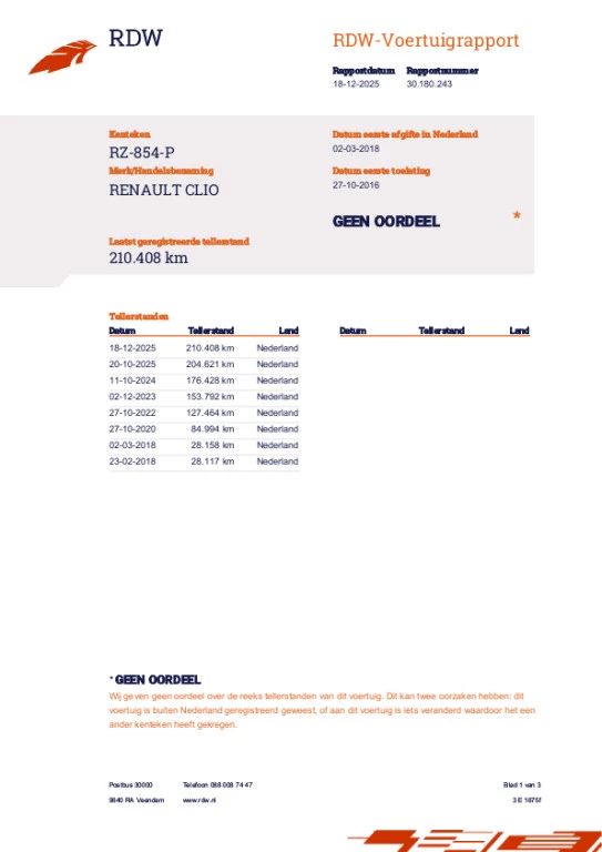 Hoofdafbeelding Renault Clio