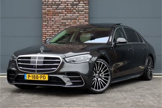 Mercedes-Benz S-Klasse 500 4MATIC Lang AMG Line Aut9 | Airmatic | Chauffeurspakket | Zonweringspakket | 3D-Display | Distronic+ | Koelvak | HUD | Exclusief Leder | Burmester | MBUX-Tablet | Soft-close |