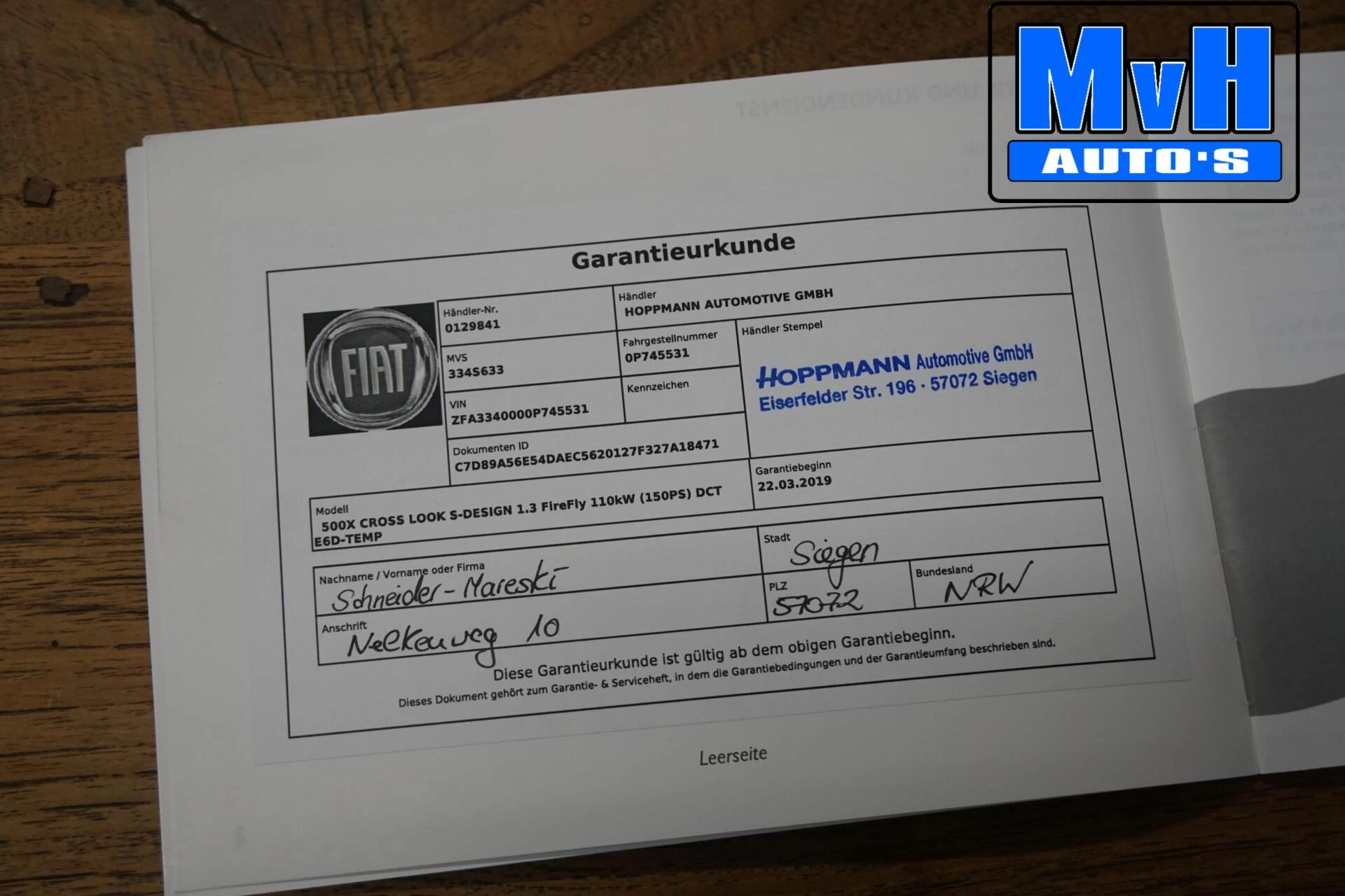 Hoofdafbeelding Fiat 500X