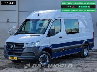 Mercedes Sprinter 519 CDI 3.0L V6 Automaat Dubbel Cabine L2H2 Dubbellucht 3,5t Trekhaak Camera Airco Cruise Doka Mixto L2 8m3 Airco Dubbel cabine Trekhaak Cruise control