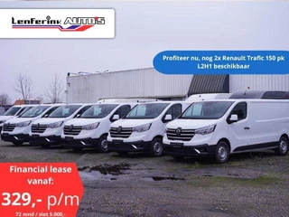 Renault Trafic 2.0 DCi 150 pk L2H1 Nog 2 stuks direct leverbaar Airco, Camera, Apple Carplay, Cruise Control, 3-Zits