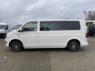 Volkswagen Transporter 2.0 TDI 150pk automaat L2H1 DC 5 persoons Highline / vaste prijs rijklaar € 34.950 ex btw / lease vanaf € 570 / lederen bekleding / adaptive cruise / airco / navigatie / euro 6 / bpm vrij !