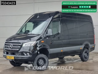 Mercedes Sprinter 319 CDI Automaat 4x4 Neues Modell ACC Navi Camera L2H2 Allrad 4WD Camper basis 10Airco