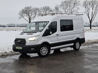 Ford Transit 330 2.0 TDCI L2H2 DC Airco 105Pk Imperiaal-Trap Trekhaak Stoelverwarming!