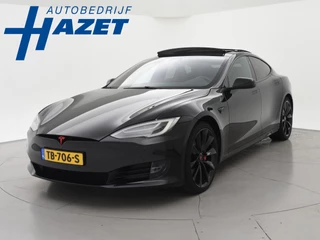 Hoofdafbeelding Tesla Model S Tesla Model S 100D PERFORMANCE P100D 612 PK + 21 INCH | AUTOPILOT | CARBON | SCHUIFDAK| LUCHTVERING