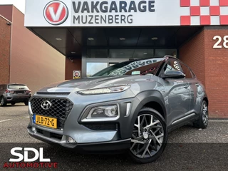 Hyundai Kona 1.6 GDI HEV Premium // DODEHOEK // HEAD-UP DISPLAY // KEYLESS // LEDER // CAMERA+SENSOREN // LED // CLIMA // STUUR+STOELVERWARMING //
