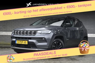 Jeep Compass 4xe 240 Plug-in Hybrid Electric Upland Dodehoek Clima Apple Carplay Private Lease €619,- P/M