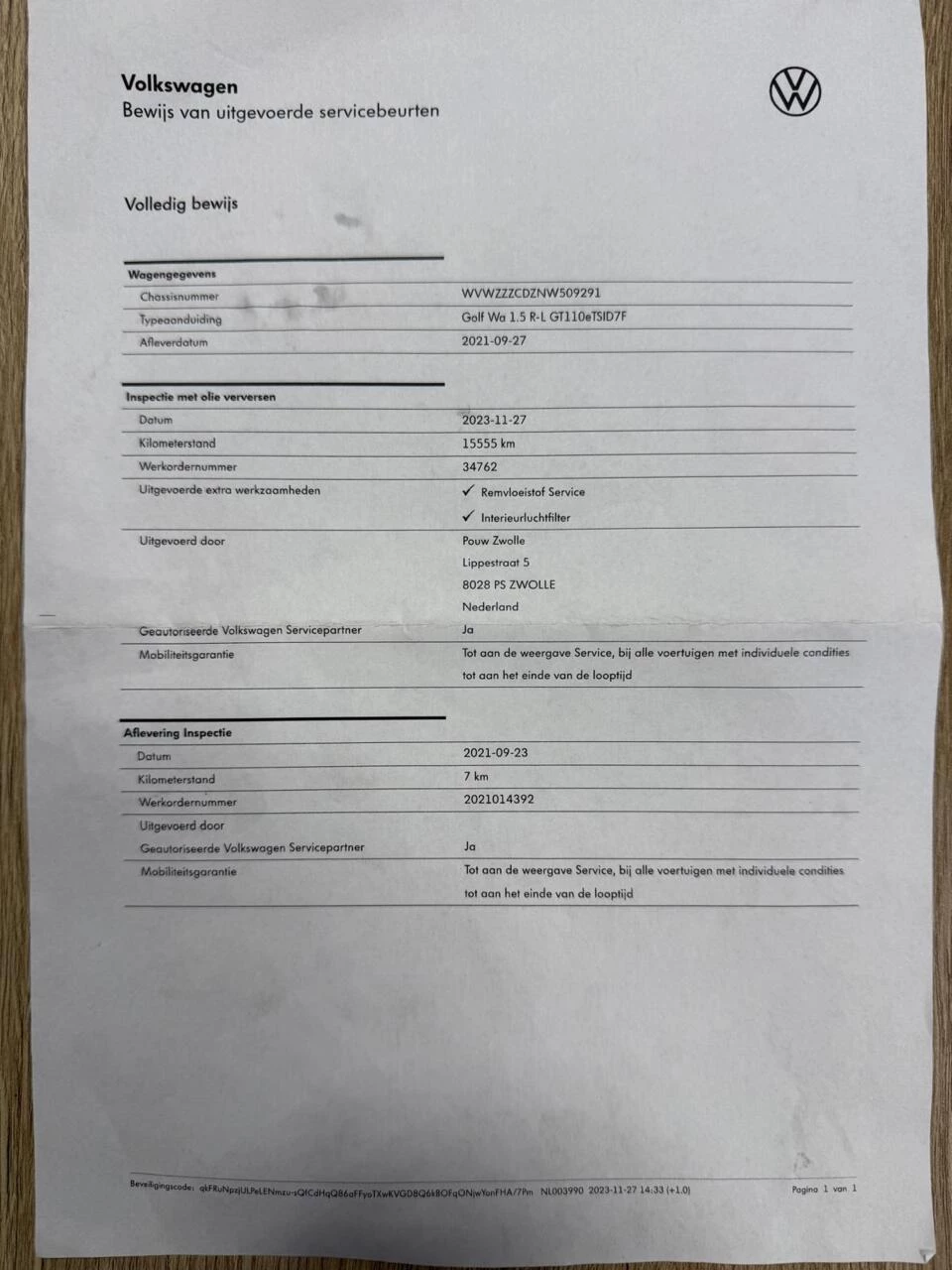 Hoofdafbeelding Volkswagen Golf