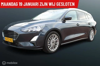Ford Focus Wagon 1.0 EcoBoost Titanium Business 125 PK, Stuur/stoel verwarming, Pdc voor + achter, Full led, Keyless entry, Donkerglas, App connect, Cruise, Navi, Clima, 17 inch Lmv.