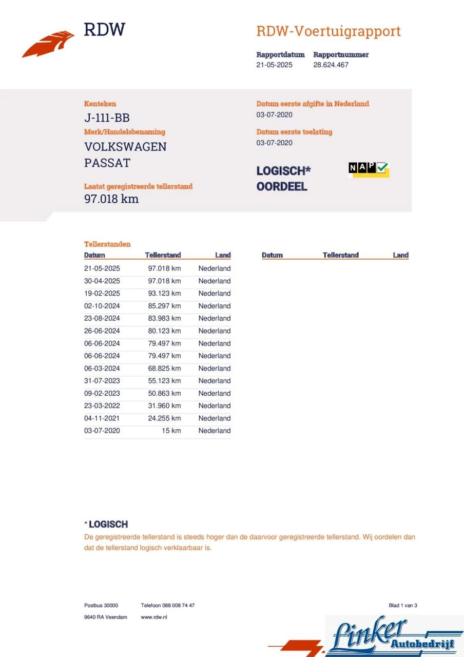 Hoofdafbeelding Volkswagen Passat