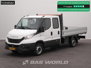Iveco Daily 35S16 3.0L Automaat Dubbel Cabine Open Laadbak 3,5t Trekhaak 160PK Airco Euro6 Pritsche Pickup Open Box Airco Dubbel cabine Trekhaak