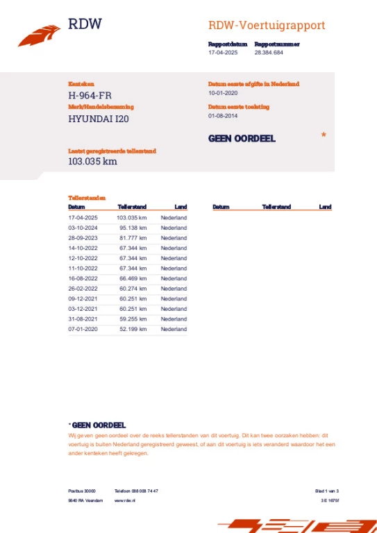 Hoofdafbeelding Hyundai i20