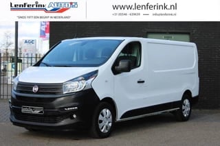 Fiat Talento 2.0 MultiJet 120 pk L2H1 SX Navi, Camera Airco ECC, Cruise Control, 3-Zits