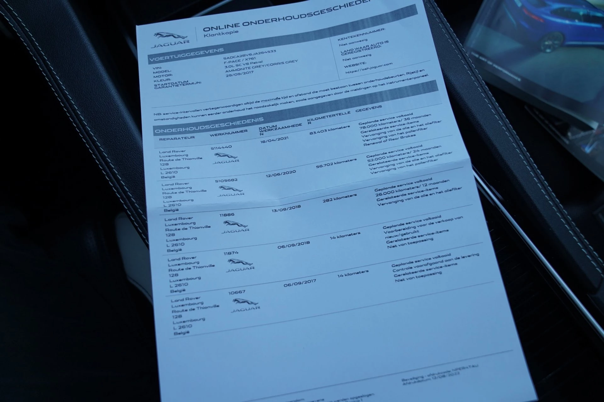 Hoofdafbeelding Jaguar F-PACE