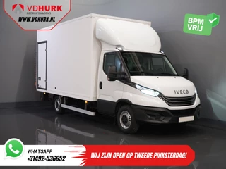Iveco Daily 35S18HV 3.0 Aut. ZF BPM VRIJ! Bakwagen Laadklep/ Zijdeur/ LED/ Spoiler/ Gev.Stoel/ Adapt.Cruise/ Navi/ Carplay/ Climate/ 440x210x230