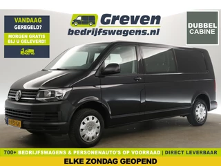 Volkswagen Transporter 2.0 TDI L2H1 Dubbele Cabine 5 Persoons Airco Camera Cruise Elektrpakket Trekhaak