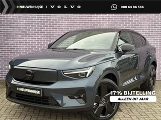 Volvo EC40 Twin Motor Ultra Black Edition 82 kWh 17% Bijtelling | AWD | Snel Leverbaar | Pixel LED | Google | Memory | 360° Camera | Keyless | Harman/Kardon |