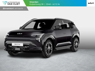 Kia EV3 GT-Line 81.4 kWh | 600km Rijbereik | Navi | 19" | Adapt. Cruise | Clima | Schuif/Kanteldak | Stoel&Stuurverw. | Priv Glass | BSM | Harman Kardon | LED | Private Lease € 614,- Actie !