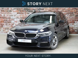BMW 5 Serie Touring 520i High Executive M Sport Pakket Automaat / Panoramadak / Navigatie Professional / Achteruitrijdcamera / Cruise Control / Hifi / Stoelverwarming / Shadow Line  / Comfort Stoelen / DAB / Apple Carplay / Climate Control / Driving Assistant