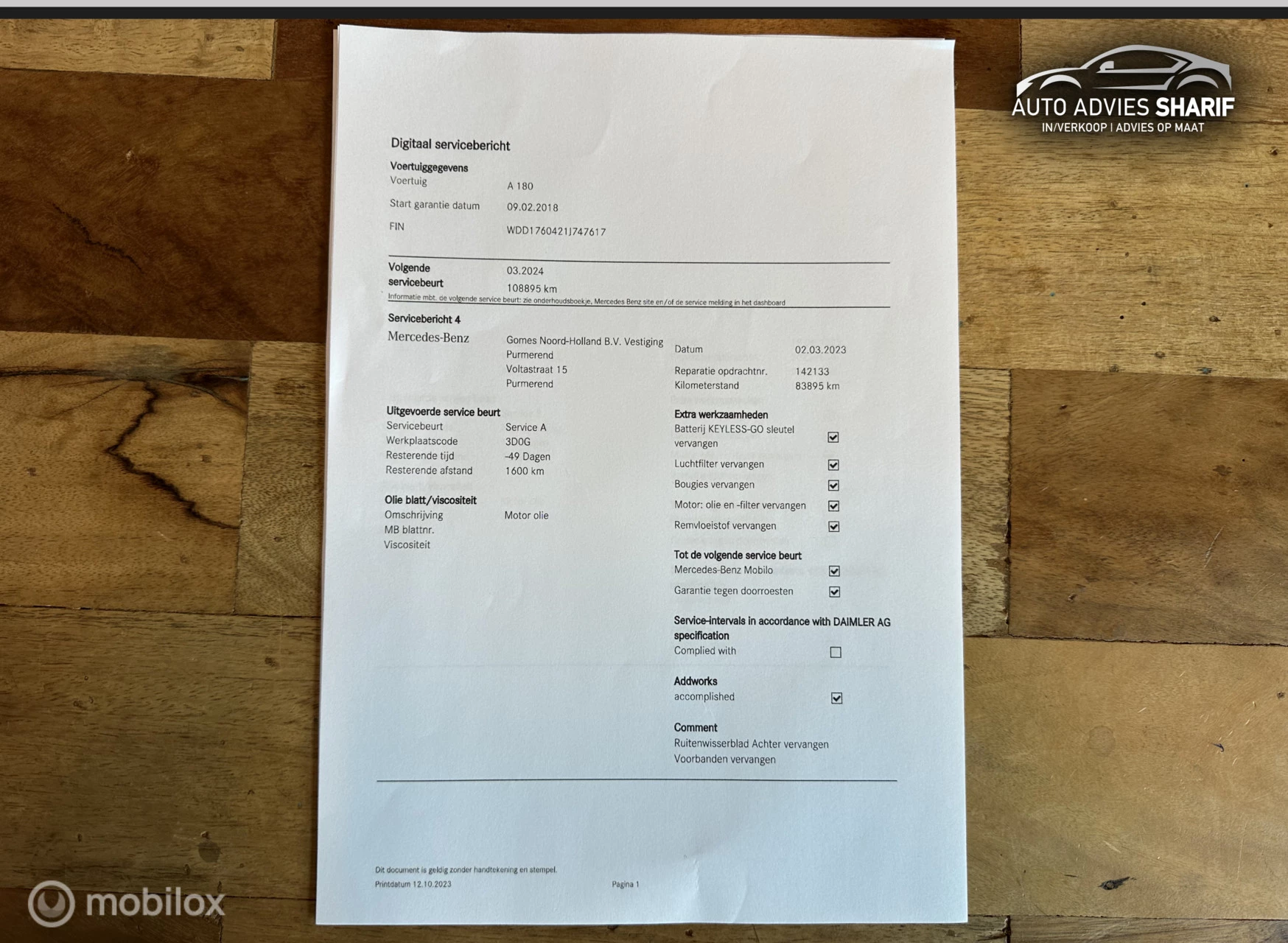 Hoofdafbeelding Mercedes-Benz A-Klasse