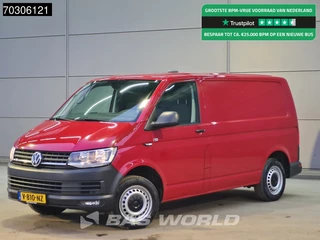Volkswagen Transporter 150PK Automaat L1H1 Airco Cruise Parkeersensoren Werkplaatsinrichting APK 05-2026 Euro6 L1 Airco Cruise control