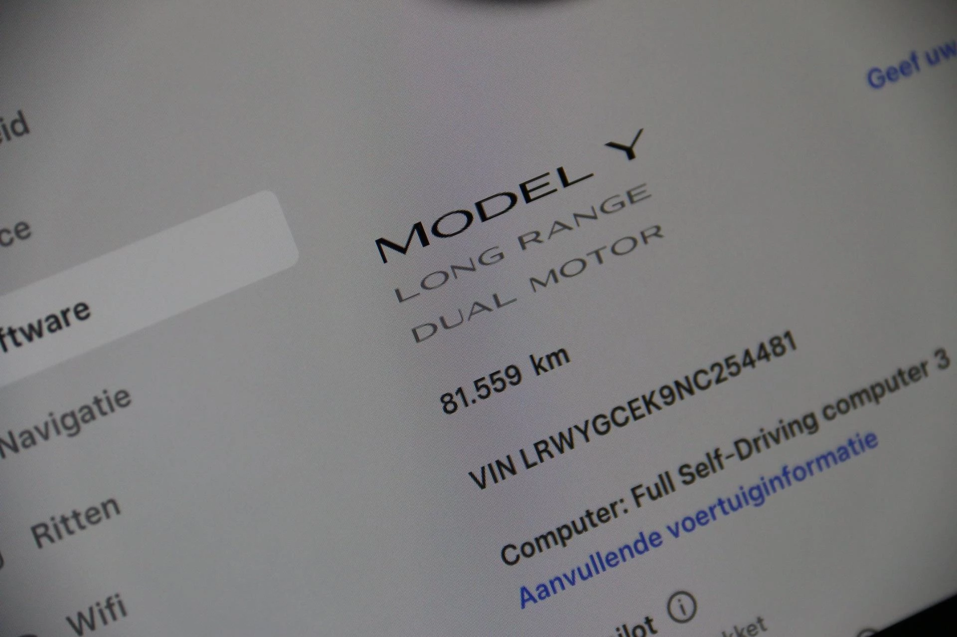 Hoofdafbeelding Tesla Model Y