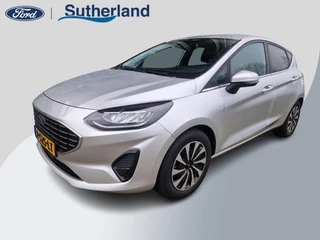 Hoofdafbeelding Ford Fiesta Ford Fiesta 1.0 EcoBoost Hybrid Titanium X |Adaptive cruise control | Camera | Navigatie | All season banden