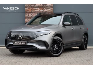 Hoofdafbeelding Mercedes-Benz EQB Mercedes-Benz EQB 350 4MATIC AMG Line 71 kWh | 40.500,- Netto | Distronic | Memory | HUD | Verwarmd Stuurwiel | Trekhaak | Burmester | Panoramadak | Keyless Go | Surround Camera |  Vario-Achterbank |