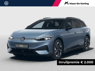 Volkswagen ID.7 Tourer Pro Limited Edition 77 kWh accu 286 PK · Draadloze telefoonlader · 360 camera · verwarmde voorstoelen · Trekhaak inklapbaar, met elektrische ontgrendeling ·