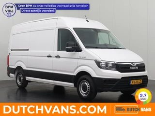 MAN TGE 2.0TDI 140PK DSG Automaat L3H3 | Airco | Cruise | 3-Persoons | 270 Graden deuren | Betimmering