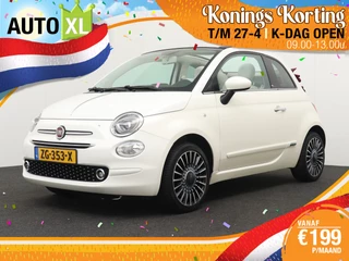 Fiat 500 1.2 70 PK Aut. Cabriolet Half-Leder Park.sens Multimedia 15'LMV LED 