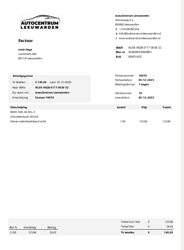 Hoofdafbeelding BMW 5 Serie
