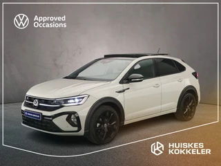 Volkswagen Taigo R-Line 1.0 TSI 110pk DSG Automaat Panoramadak, LED matrix koplampen, Adaptive cruise control, Black style, Stoelverwarming, Parkeersensoren