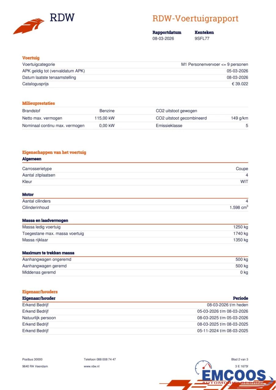 Hoofdafbeelding Peugeot RCZ