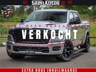 Dodge Ram 1500 Night Premium | Full Option | De Meest Luxe Pick-Up in zijn Klasse | Comfortabele Dubbele Cabine met Royale 5 Zitplaatsen | BPM vrij | Nu Leverbaar uit Voorraad | Voorraad Nr 2215 - 4984