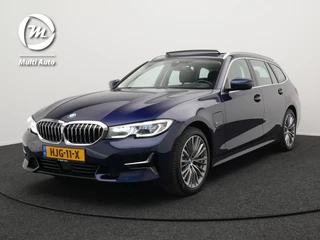 BMW 3 Serie Touring 330e Luxury Line Plug In Hybrid 293pk PHEV | Panodak | Laser LED | Adaptive Onderstel | 360 Camera | Adaptive cruise | Head Up | Lederen Sportstoelen Memory | Sfeerverlichting | 18"L.M | Keyless |